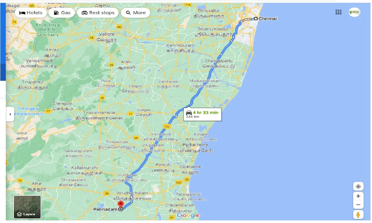 chennai-to-pennadam-round-trip