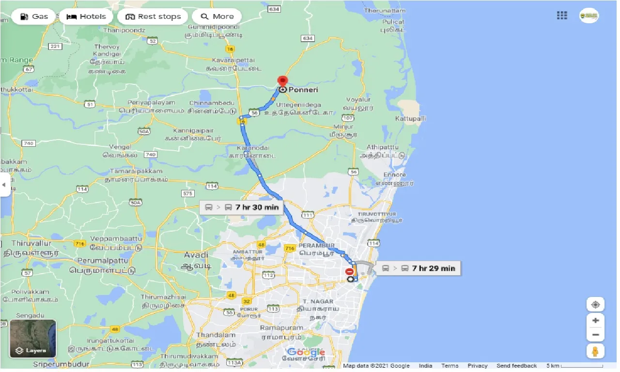 chennai-to-ponneri-round-trip