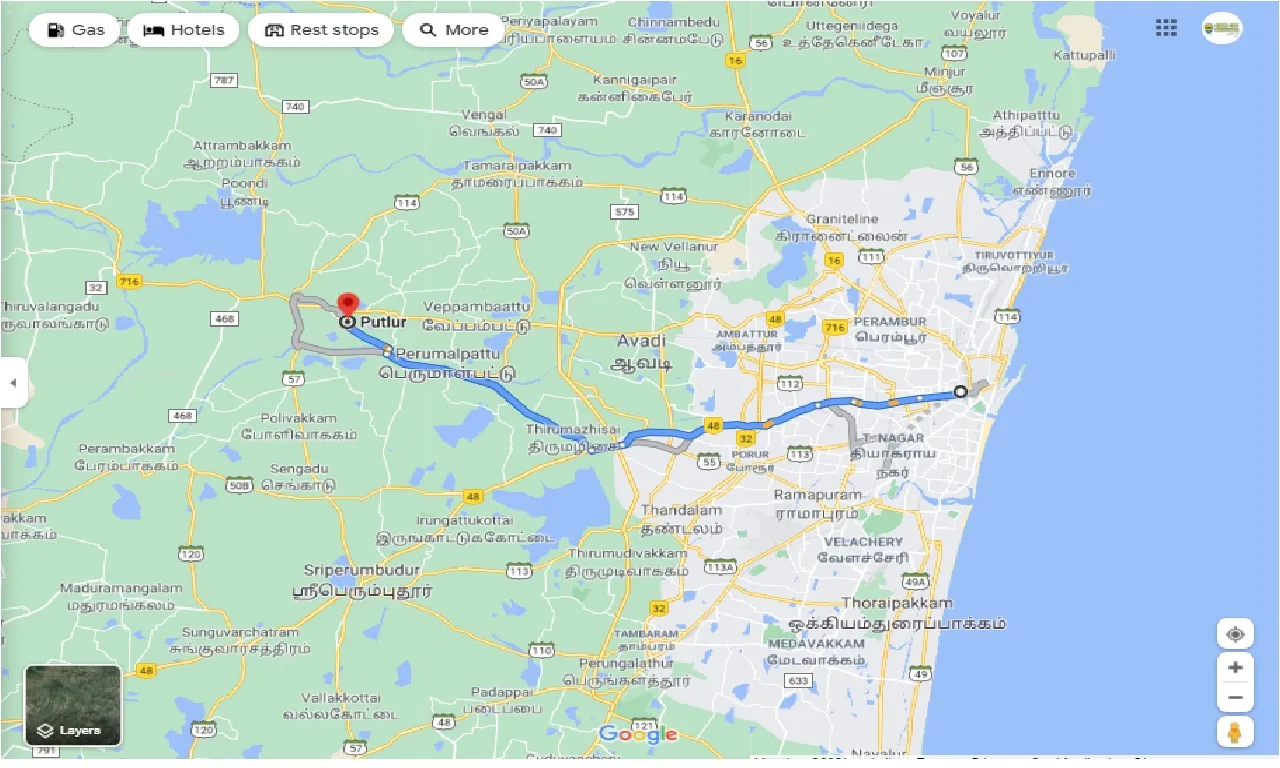 chennai-to-punganur-one-way