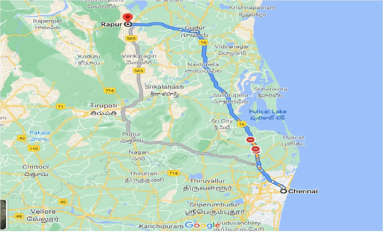 chennai-to-rapur-taxi