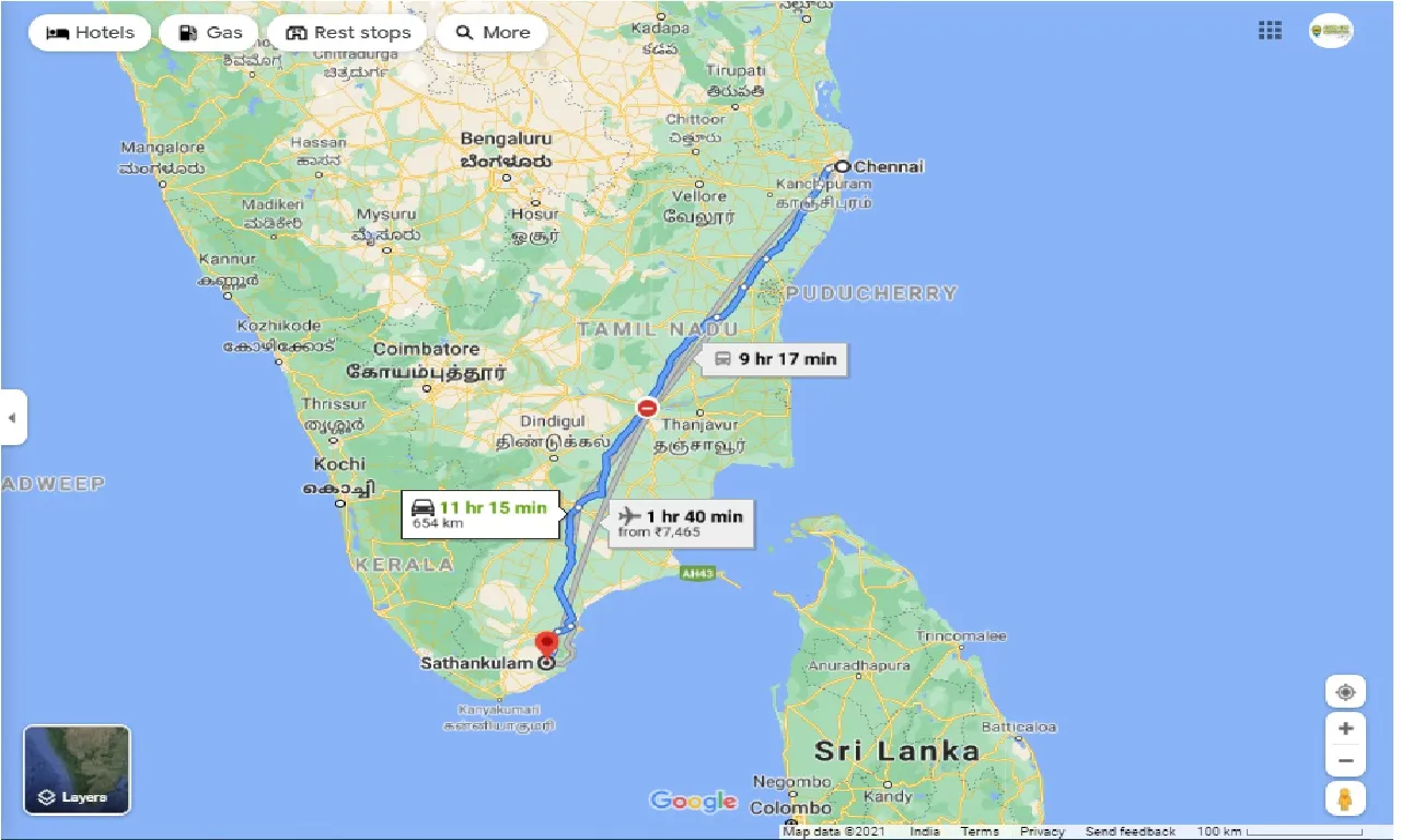 chennai-to-sathankulam-round-trip