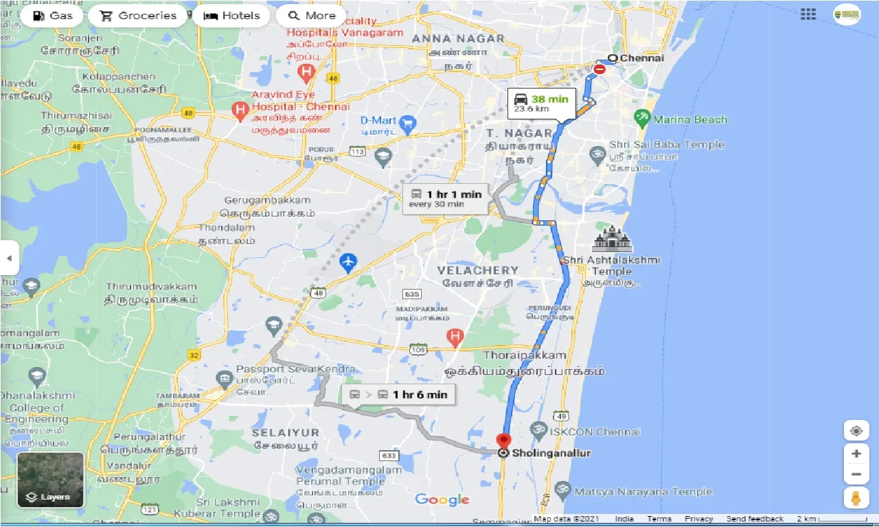 chennai-to-sholinganallur-round-trip