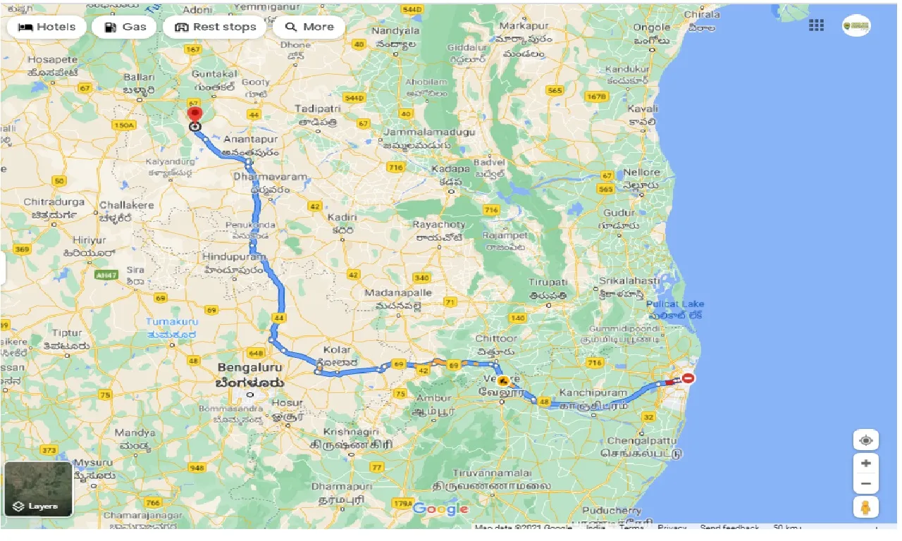 chennai-to-uravakonda-one-way