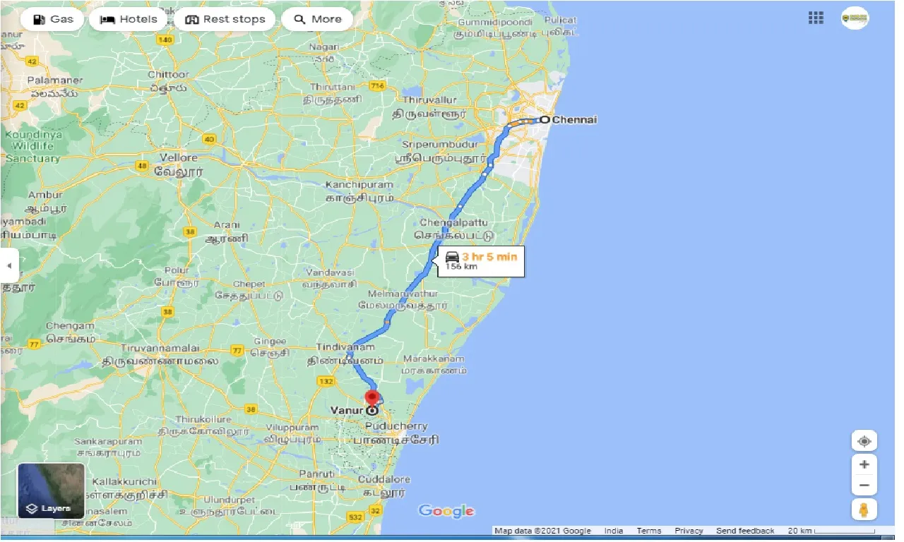 chennai-to-vanur-round-trip