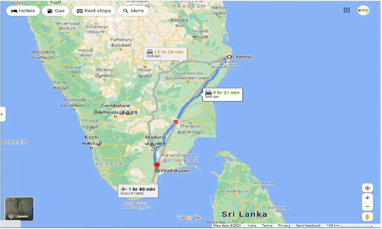 chennai-to-vilathikulam-one-way