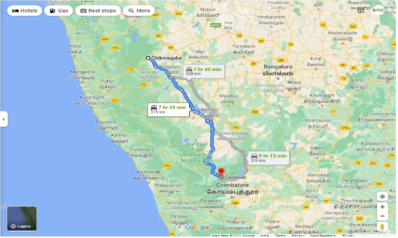 chikmagalur-to-coonoor-round-trip