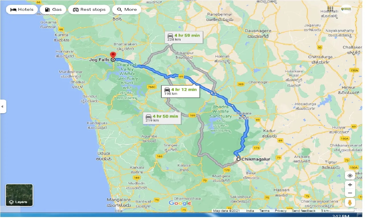 chikmagalur-to-jog-falls-one-way