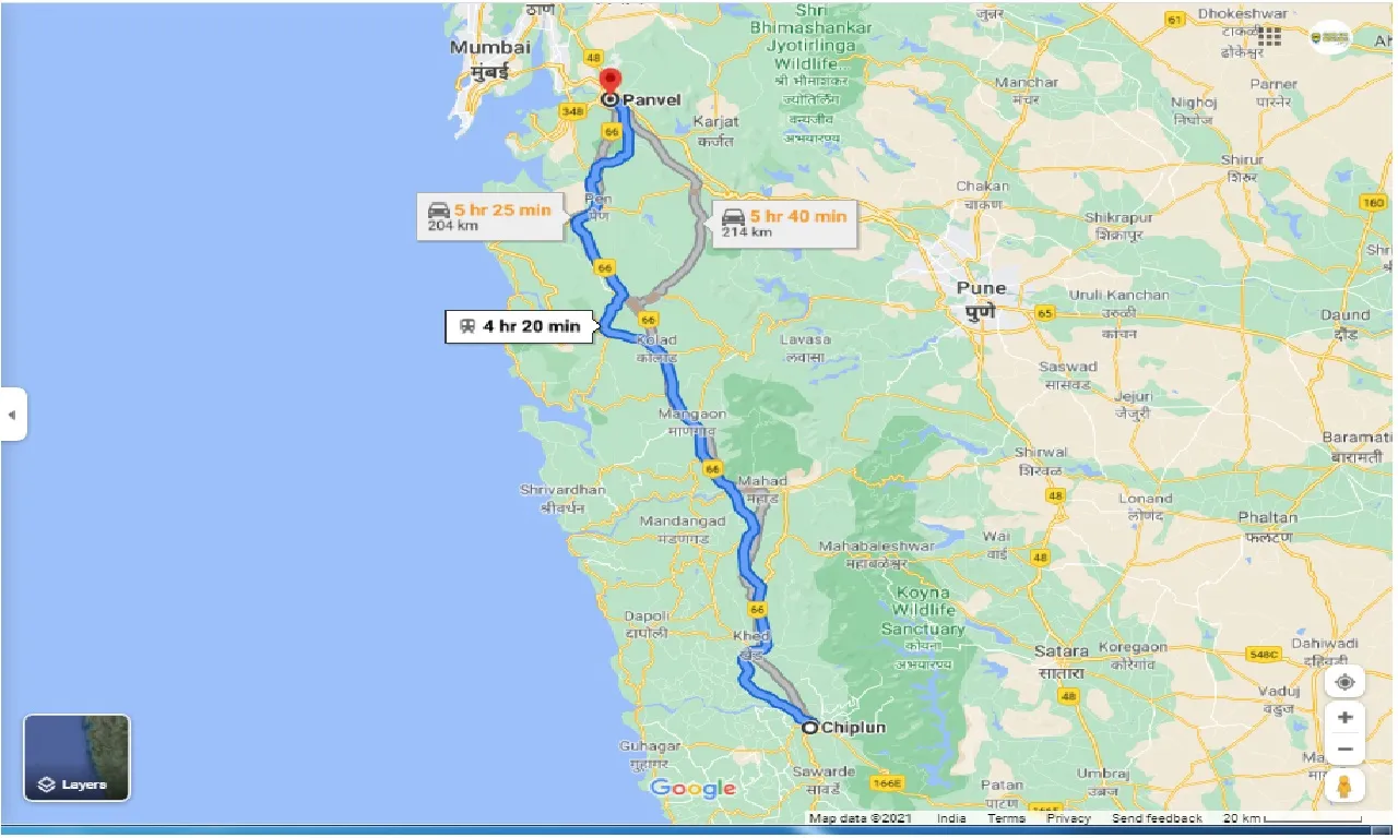 chiplun-to-panvel-one-way