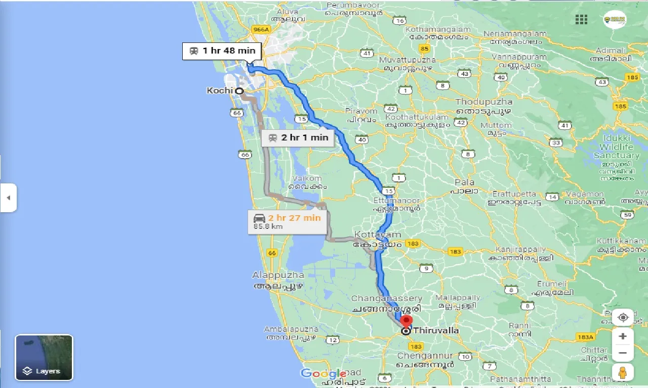 cochin-to-thiruvalla-outstation