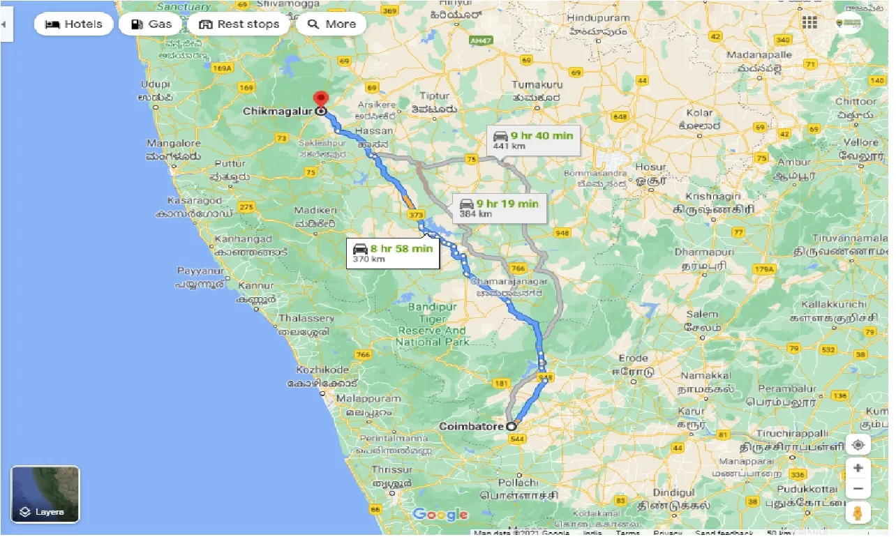 coimbatore-to-chikmagalur-taxi