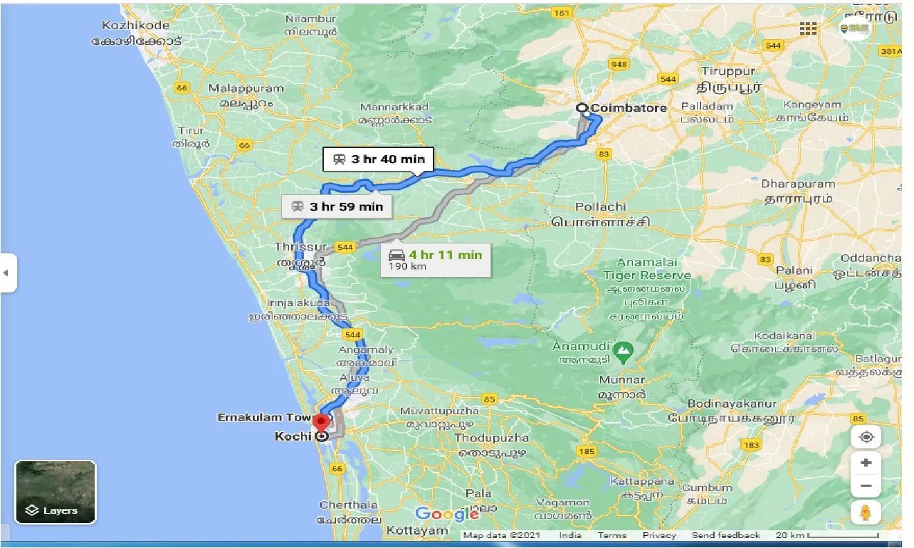 coimbatore-to-cochin-round-trip