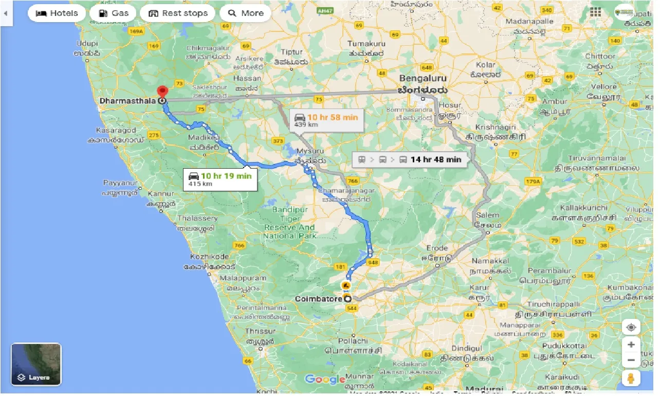 coimbatore-to-daramasthala-one-way