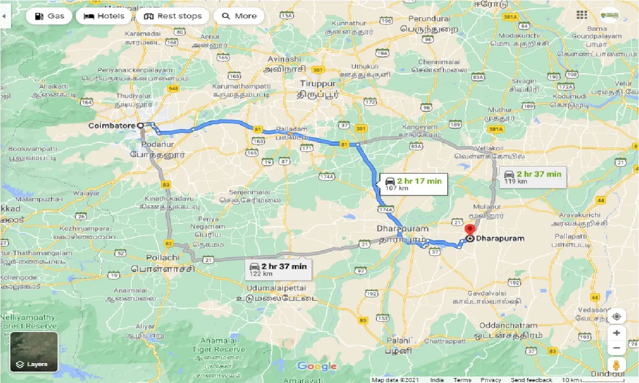 coimbatore-to-dharapuram-one-way