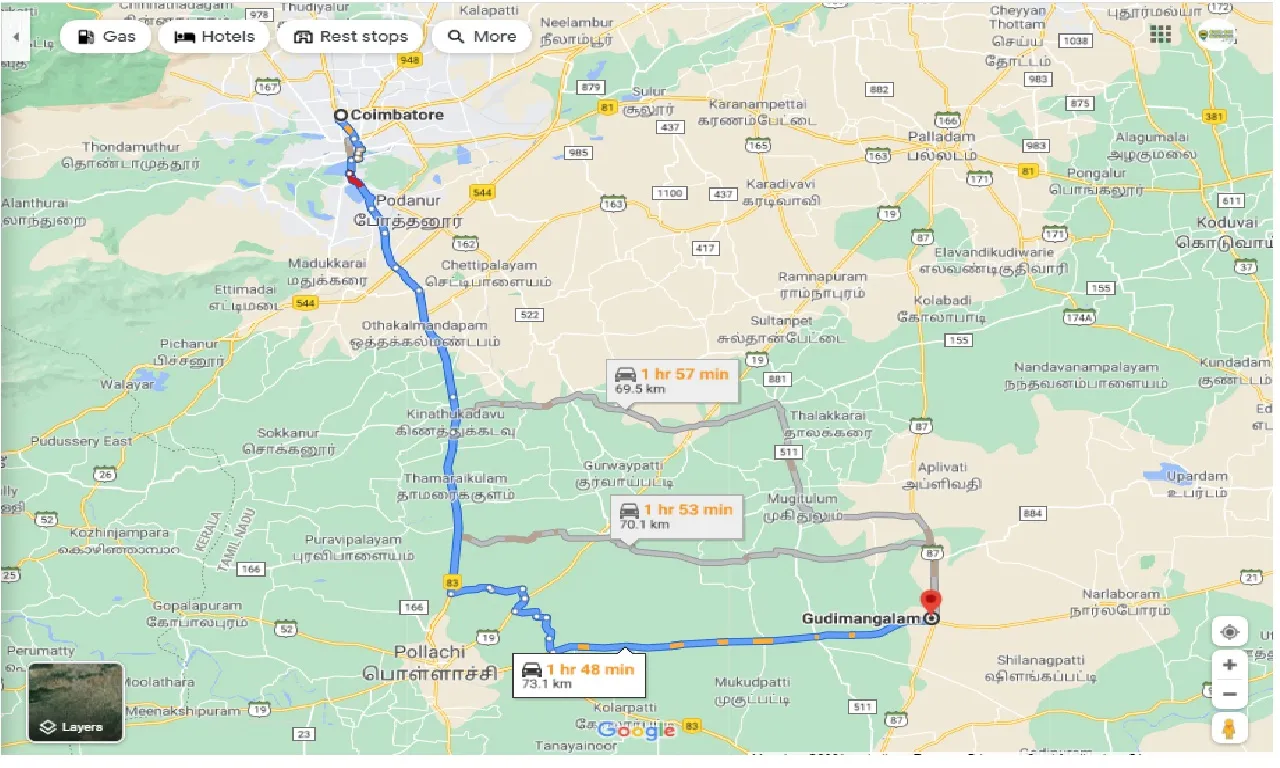 coimbatore-to-gudimangalam-one-way