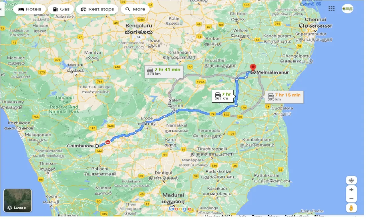 coimbatore-to-malaiyanur-taxi