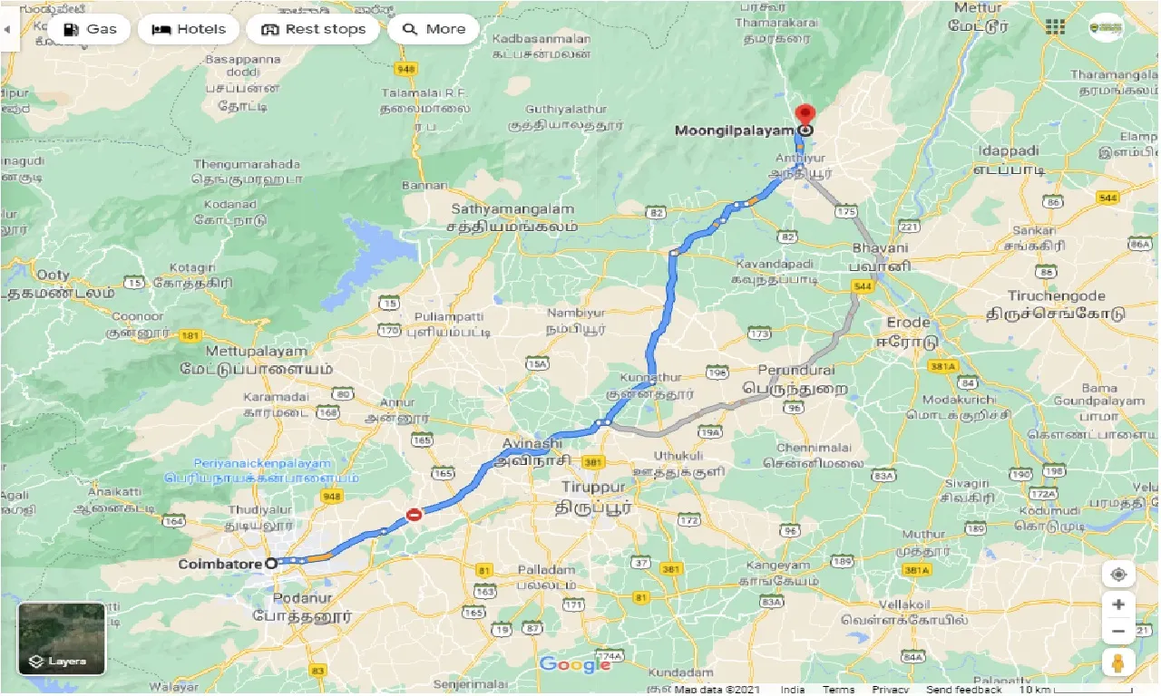 coimbatore-to-moonqilpalayam-one-way