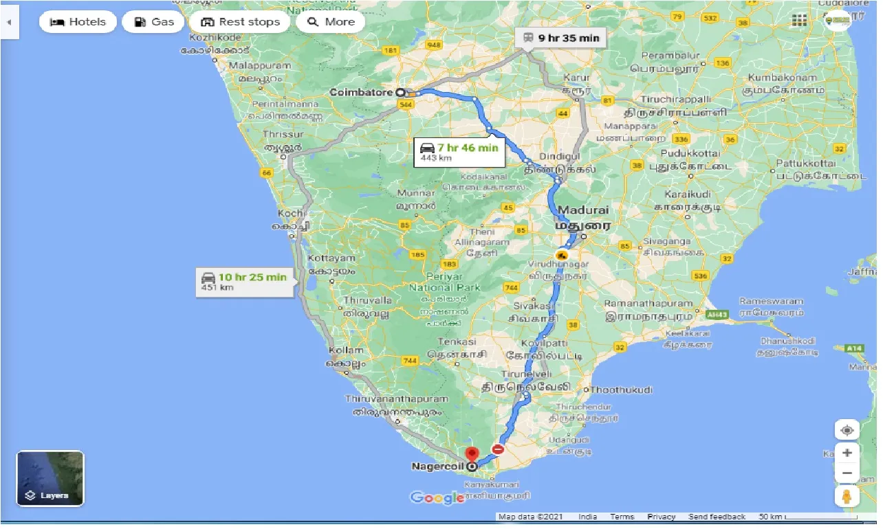 coimbatore-to-nagercoil-one-way