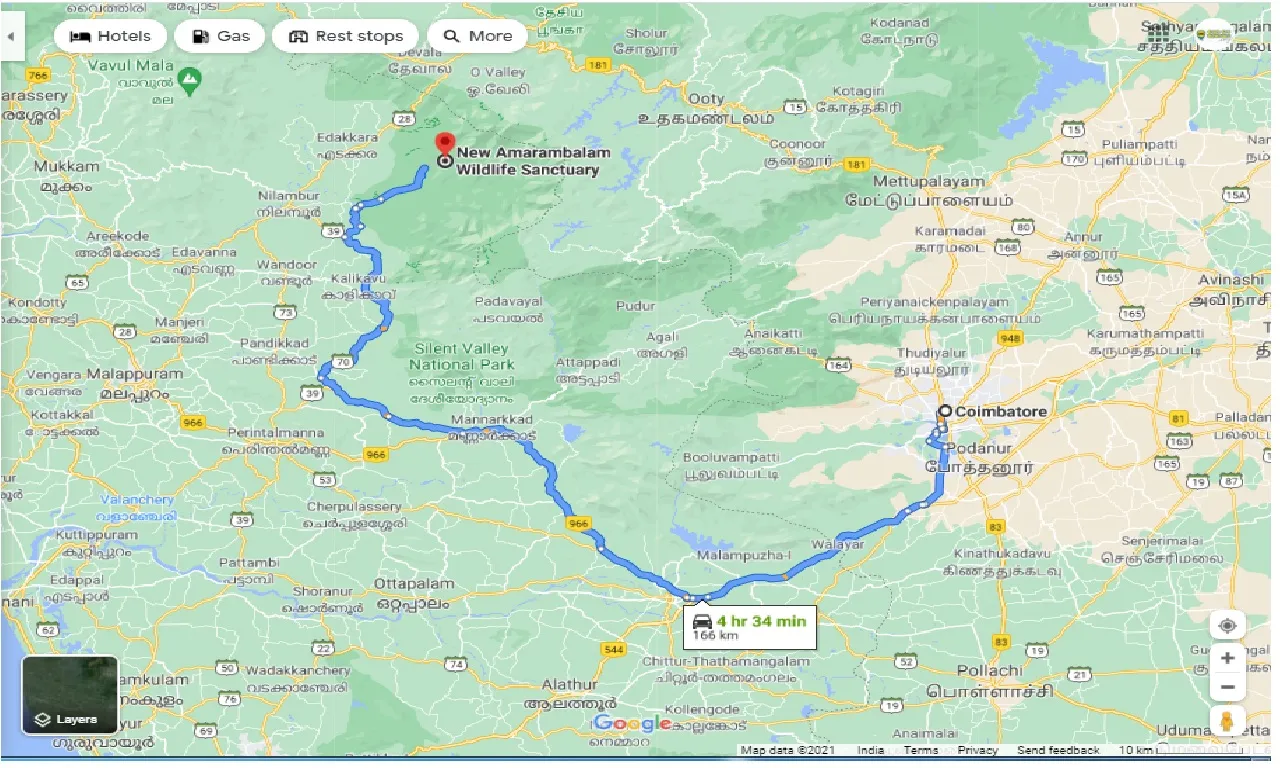 coimbatore-to-new-amarambalam-one-way