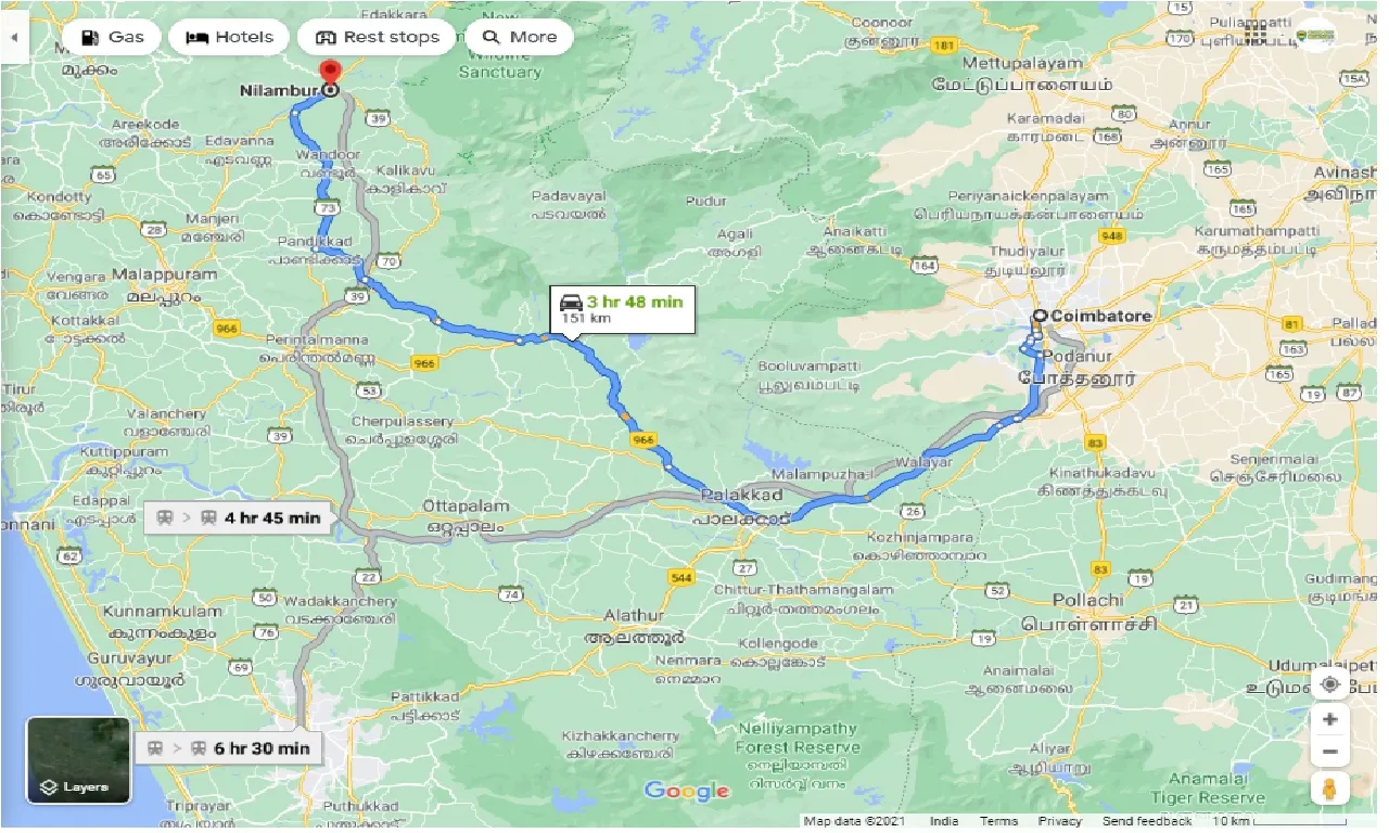 coimbatore-to-nilambur-one-way