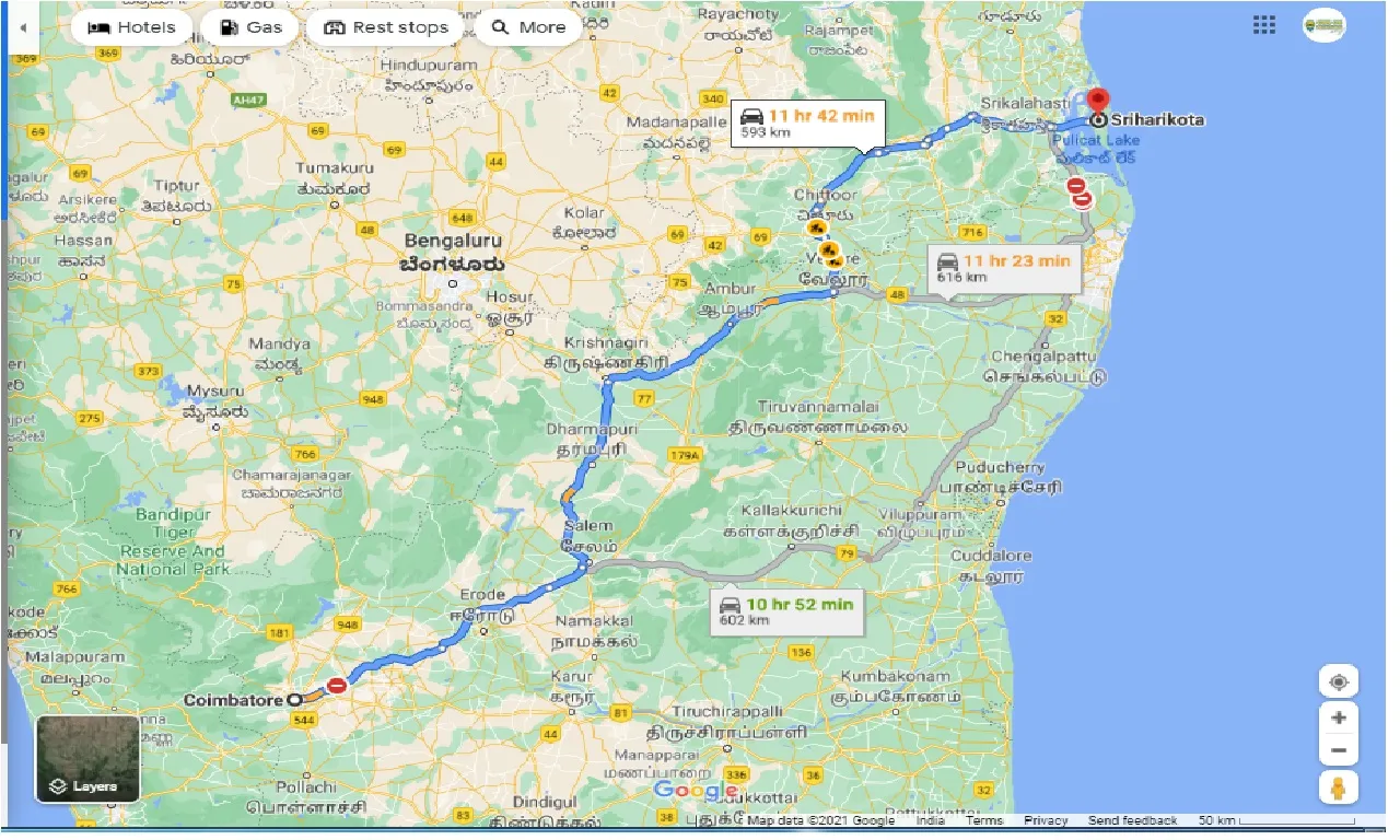 coimbatore-to-sriharikota-one-way