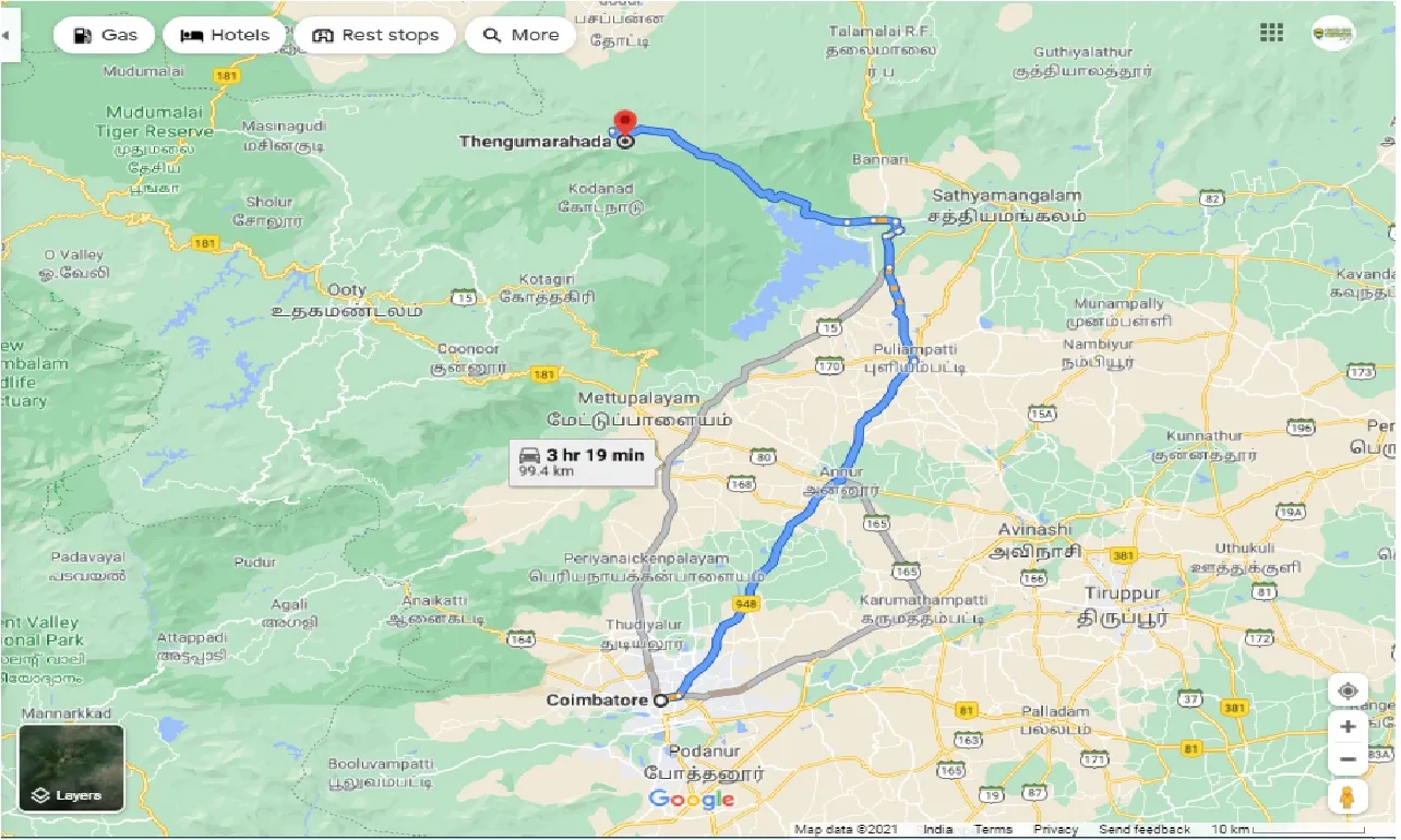 coimbatore-to-thengumarahada-taxi