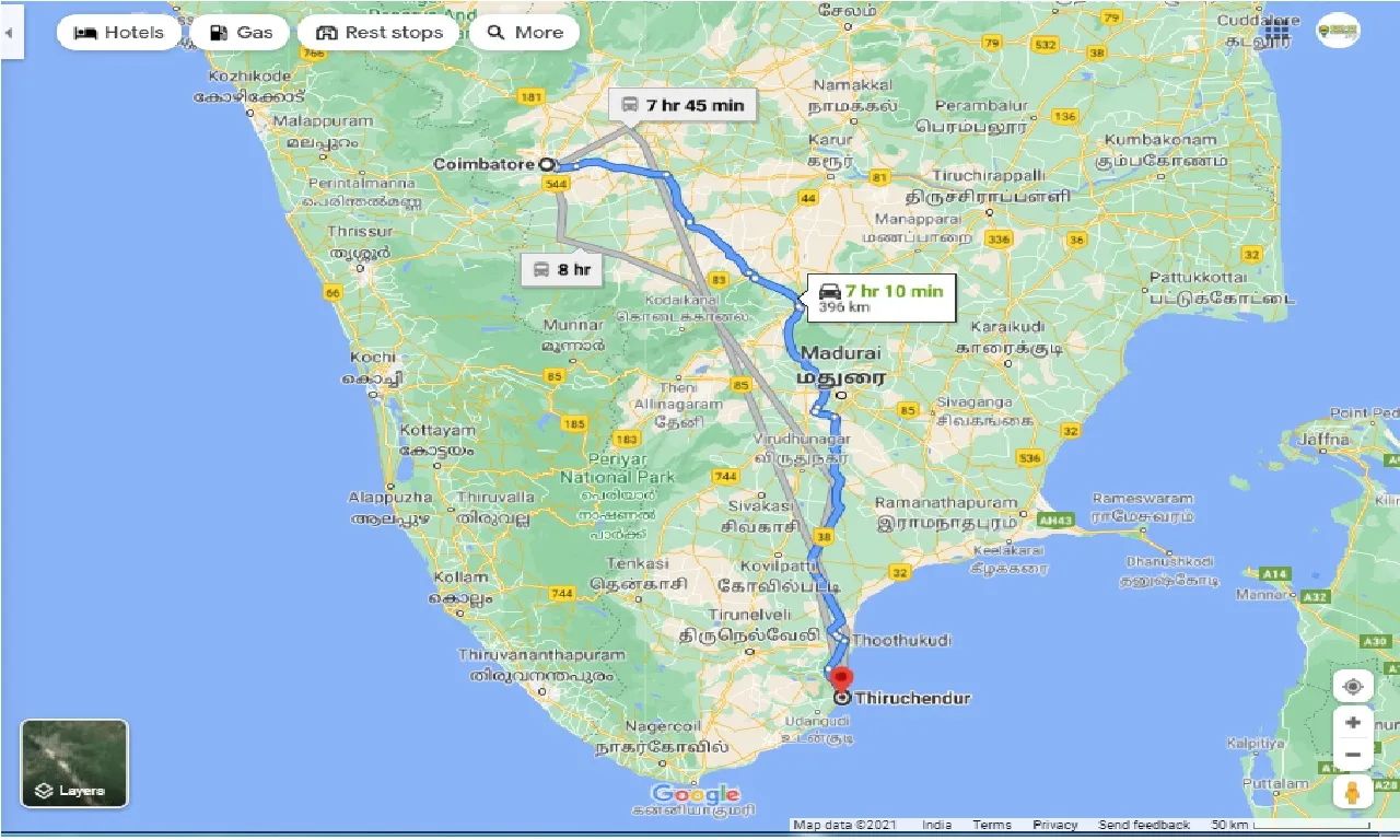 coimbatore-to-thiruchendur-cabs