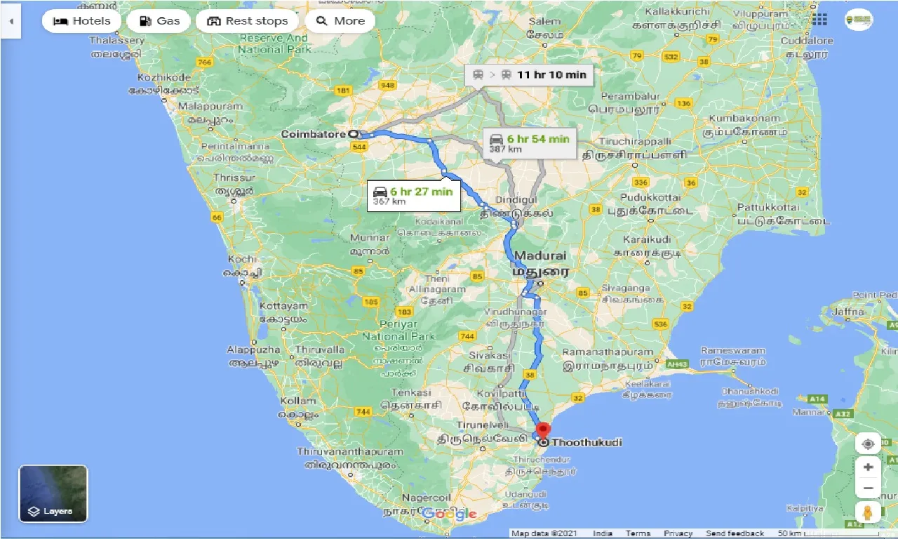 coimbatore-to-thoothukudi-cabs