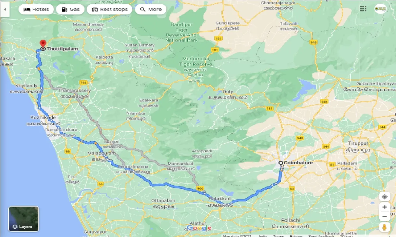 coimbatore-to-thottilpalam-one-way