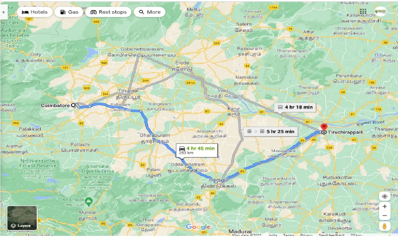 coimbatore-to-tiruchirappalli-one-way