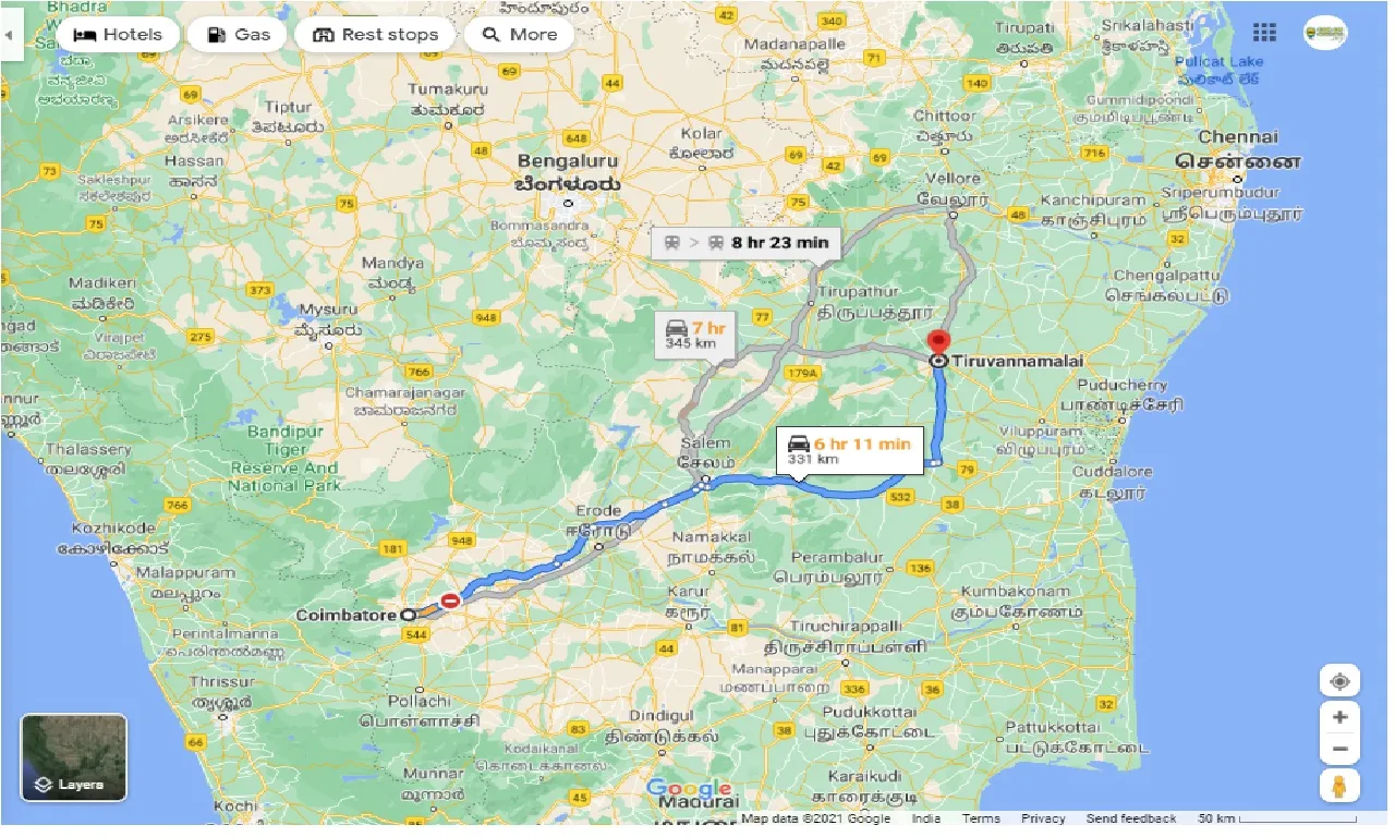 coimbatore-to-tiruvannamalai-one-way