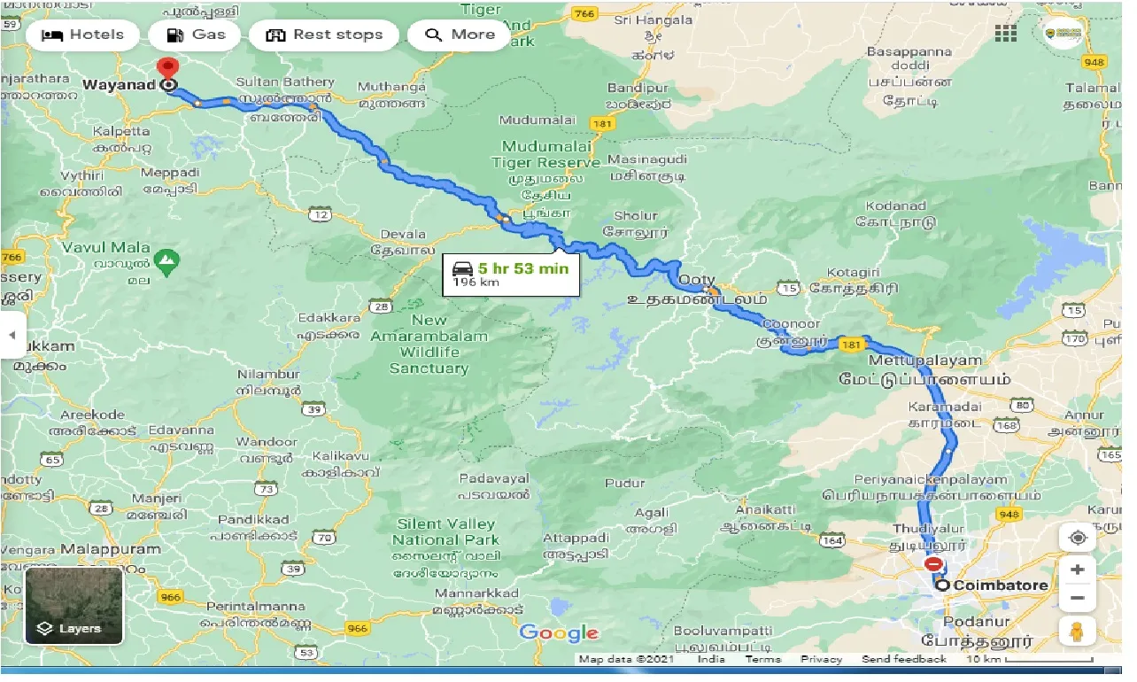 coimbatore-to-wayanad-one-way