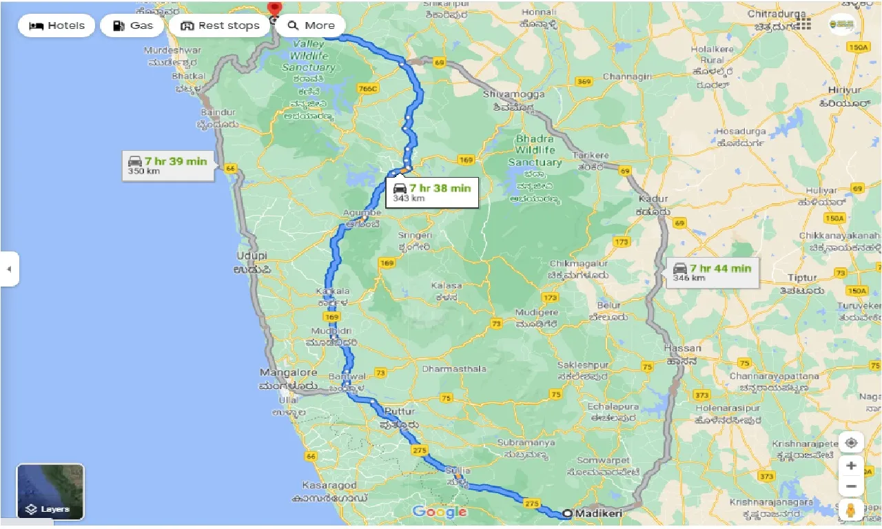 coorg-to-jog-falls-one-way