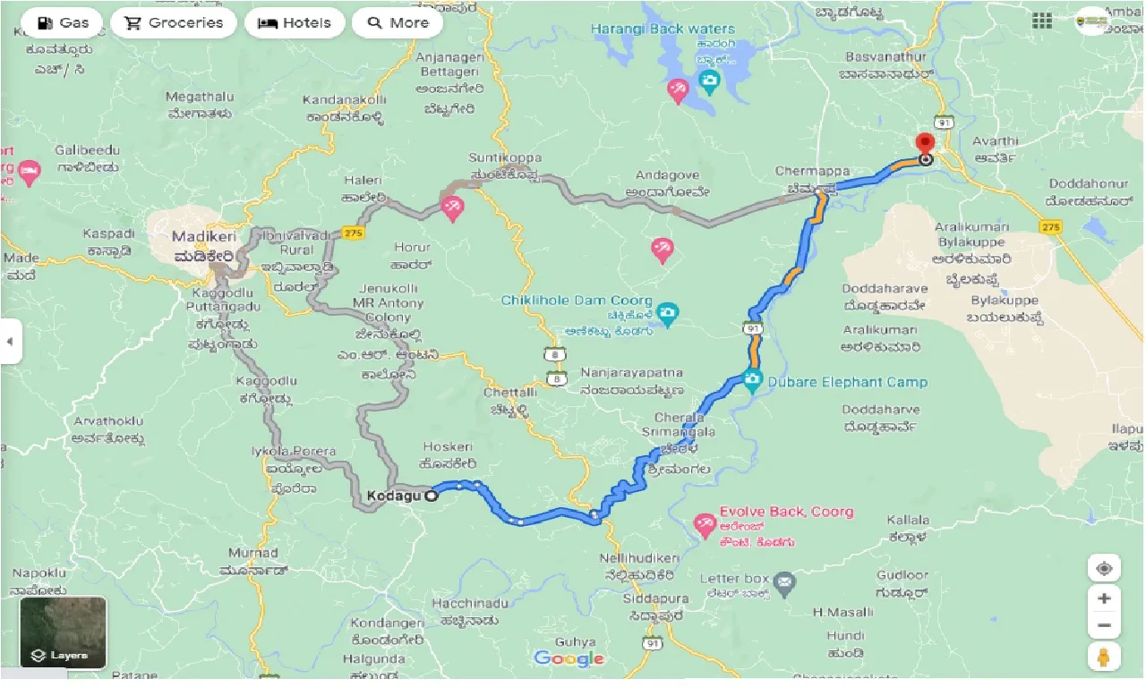 coorg-to-kushalnagar-round-trip