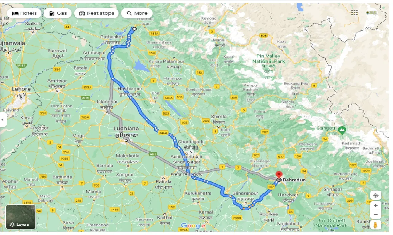 dalhousie-to-dehradun-round-trip