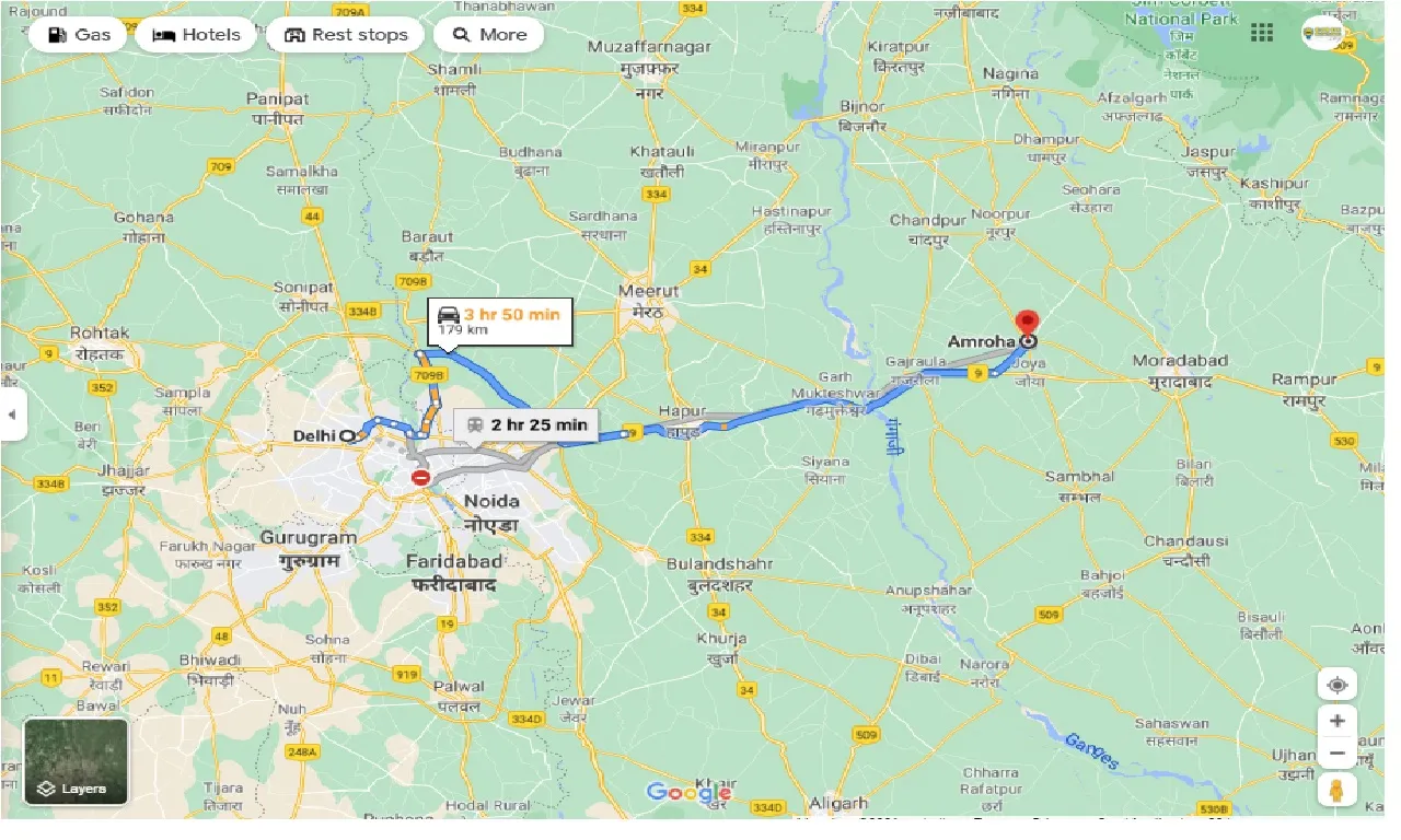 delhi-to-amroha-round-trip