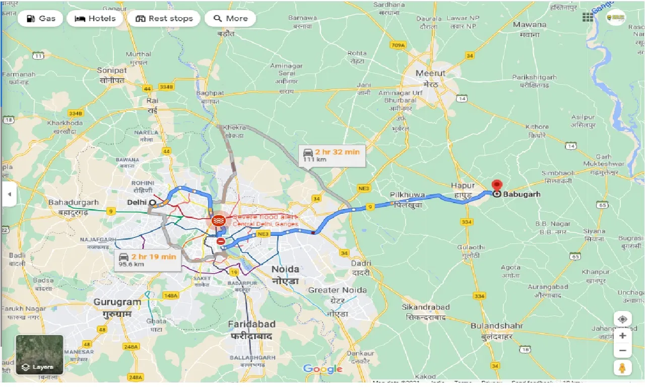 delhi-to-babugarh-round-trip