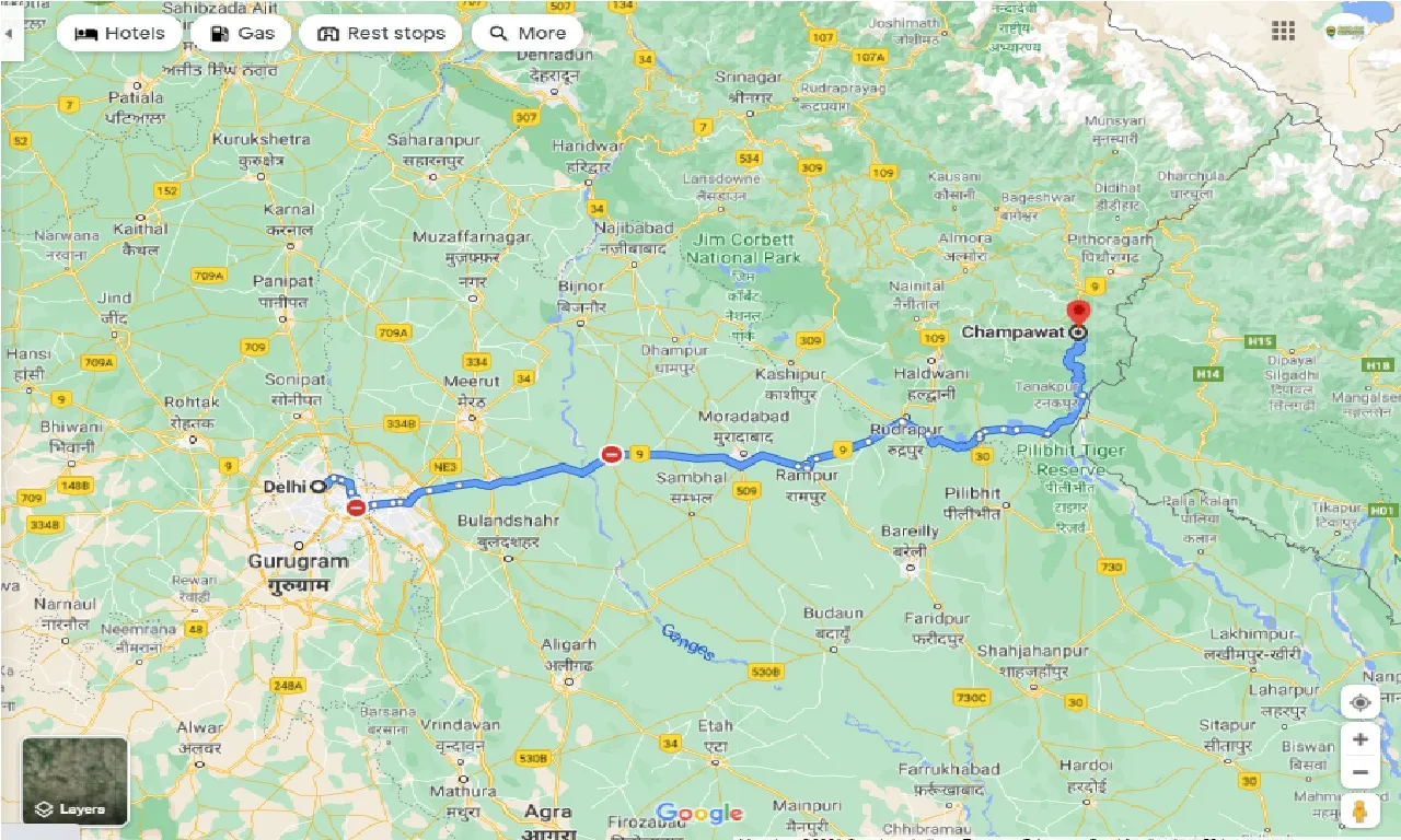 delhi-to-champawat-round-trip