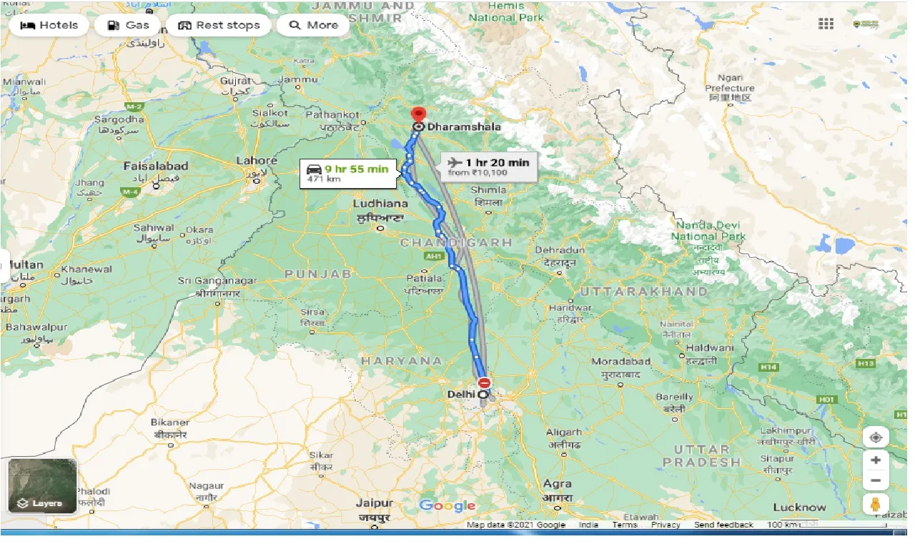 delhi-to-dharamsala-round-trip