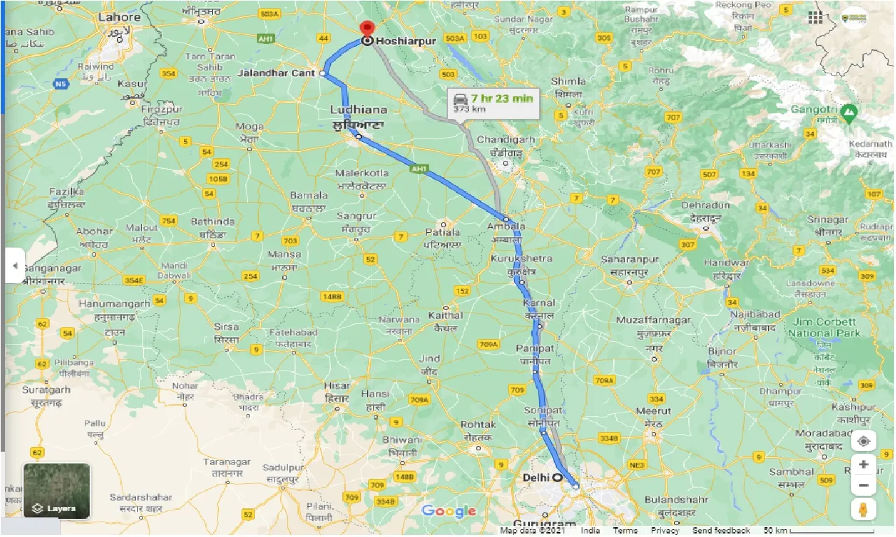 delhi-to-hoshiarpur-round-trip