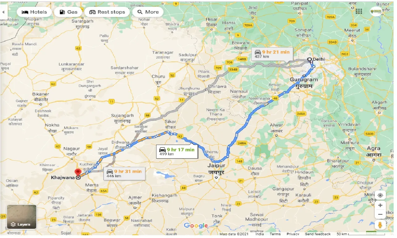 delhi-to-khajwana-one-way