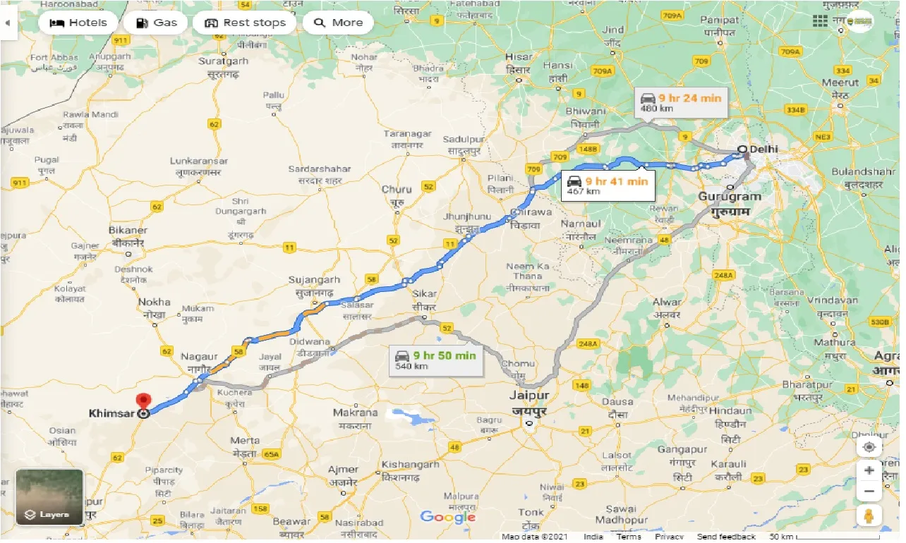 delhi-to-khimsar-round-trip