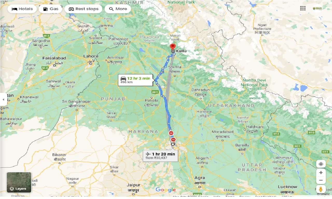 delhi-to-kullu-one-way