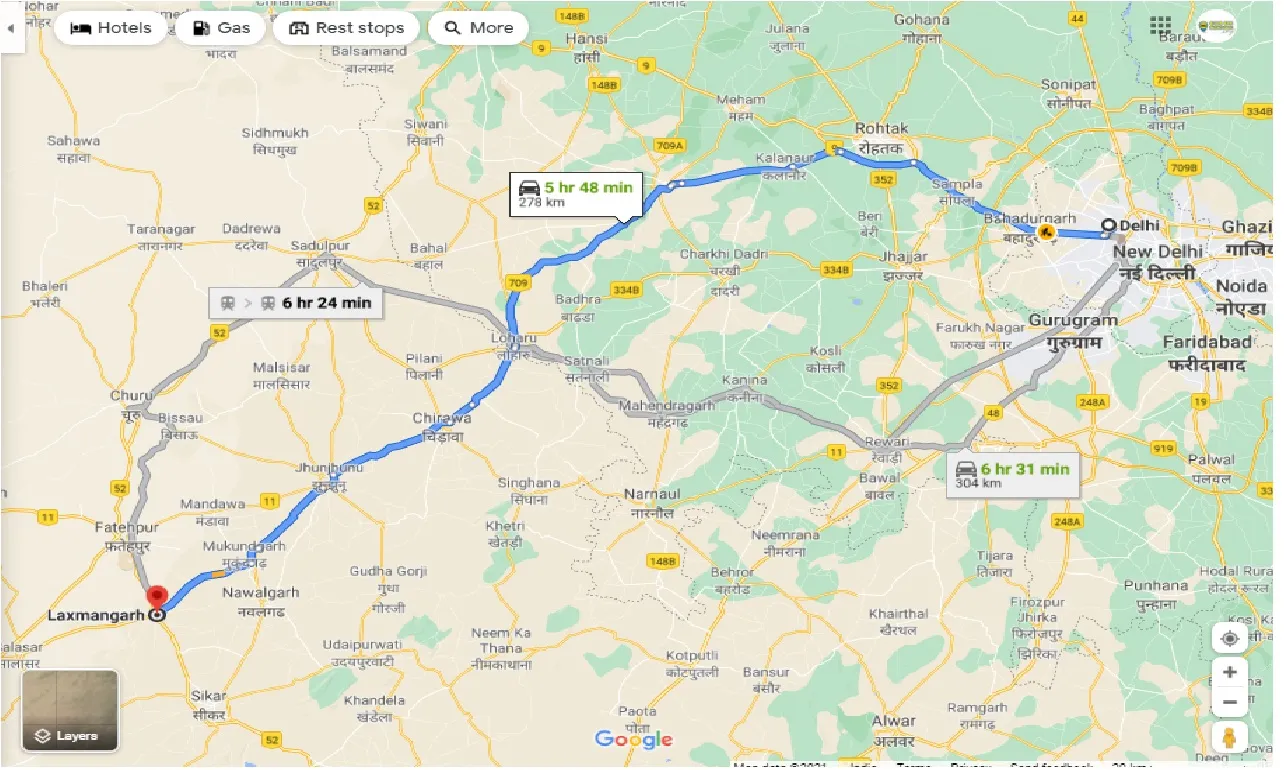 delhi-to-laxmangarh-round-trip