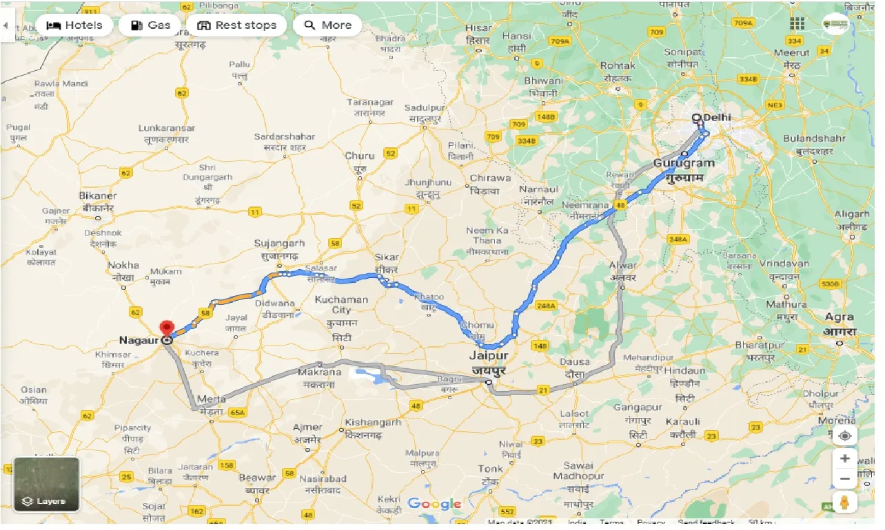 delhi-to-nagaur-one-way