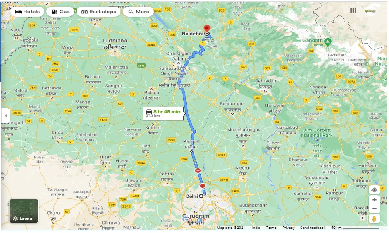 delhi-to-naldehra-round-trip