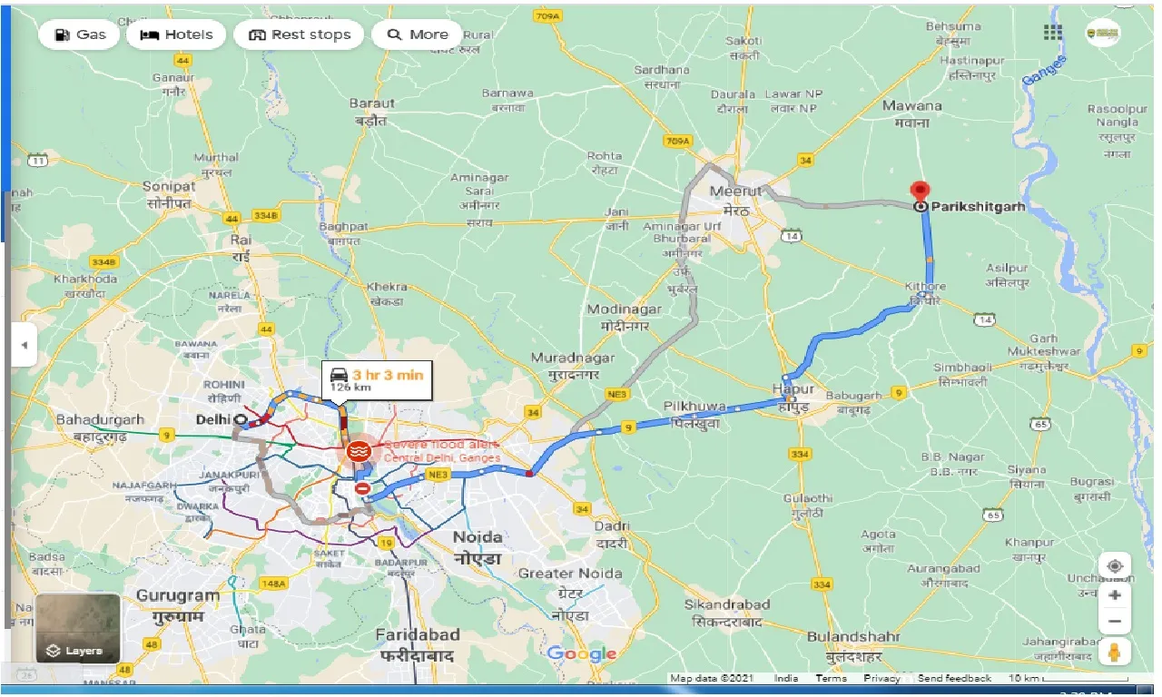 delhi-to-parikshitgarh-round-trip