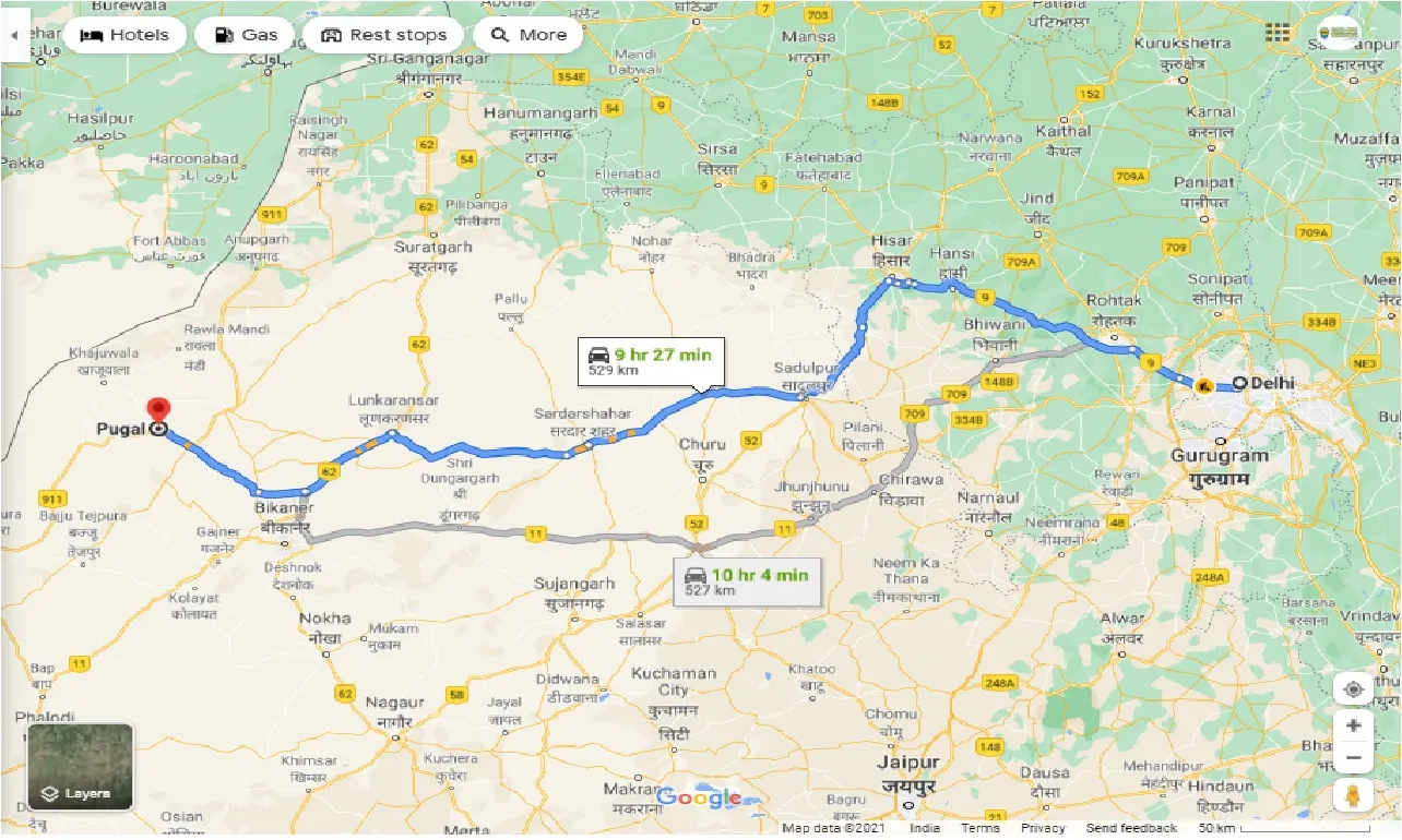 delhi-to-pugal-round-trip