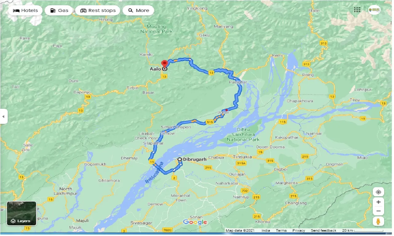 dibrugarh-to-along-one-way