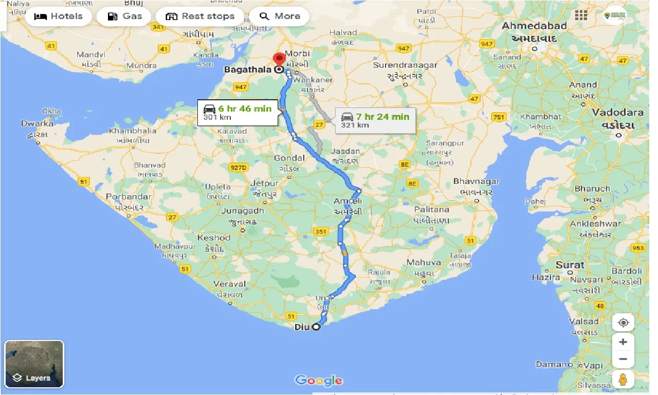 diu-to-bagathala-one-way