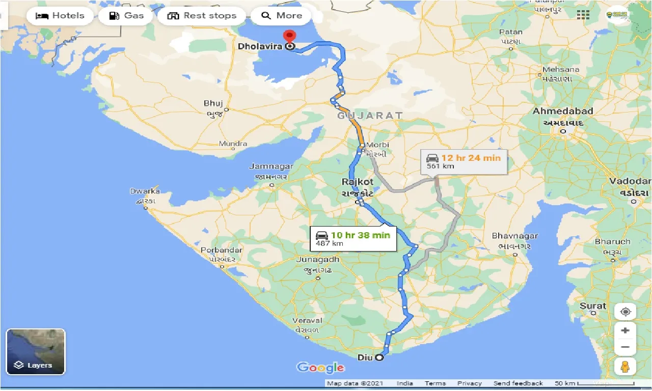 diu-to-dholavira-one-way